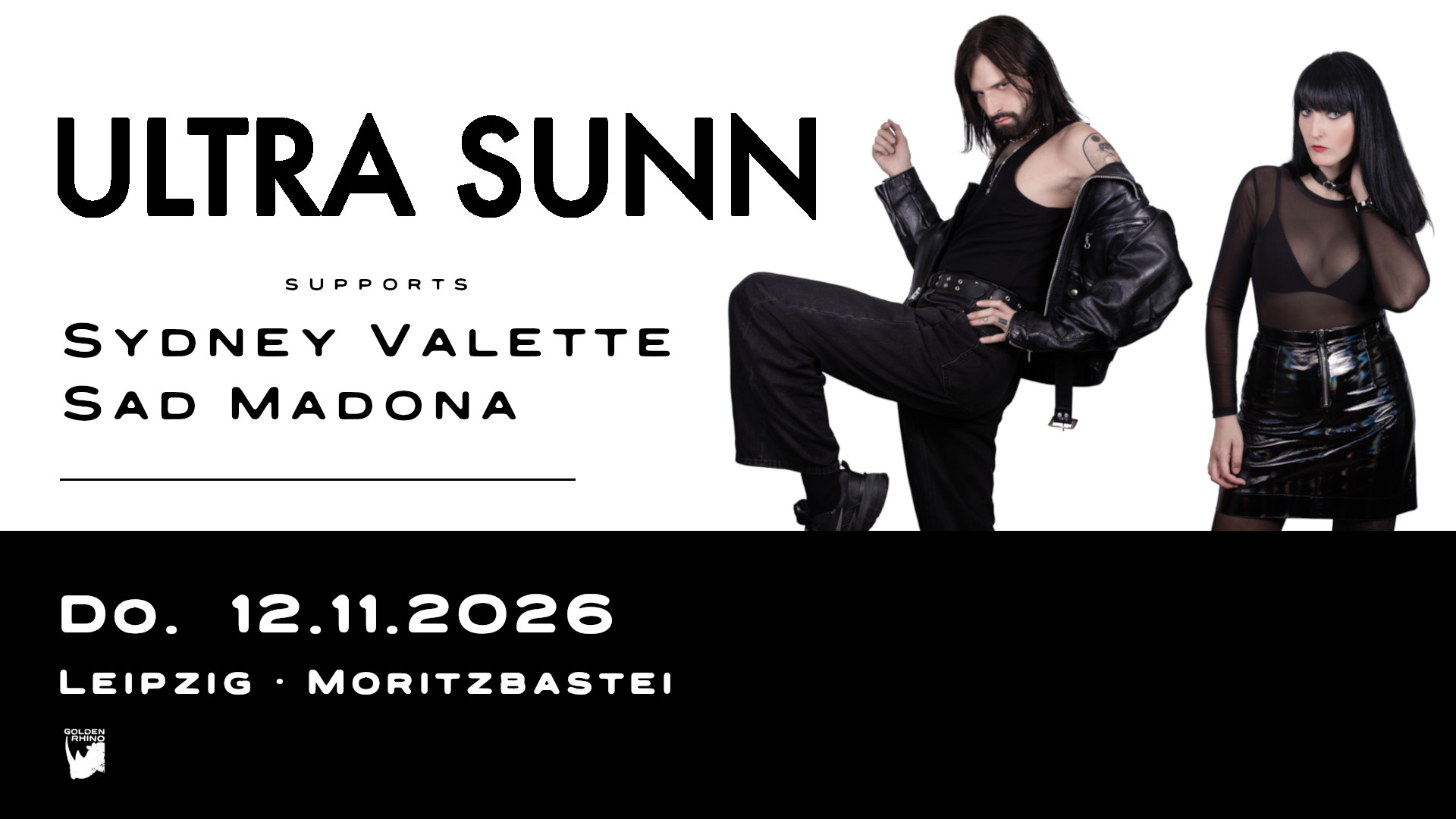 ULTRA SUNN (BE) + Sydney Valette (FR) + Sad Madona (FR)
